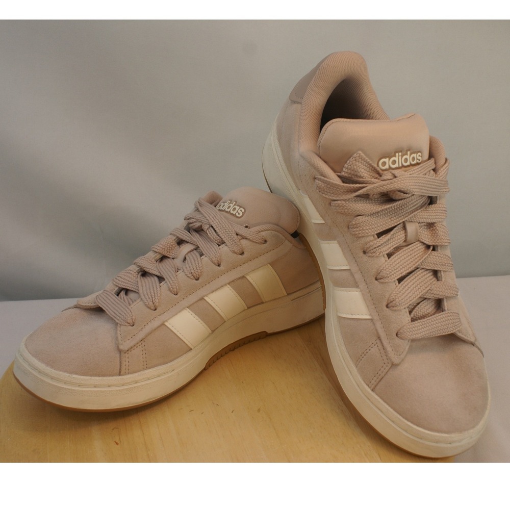 Adidas Grand Court Alpha Suede Sneakers Beige Cream JI1719 Mens 11